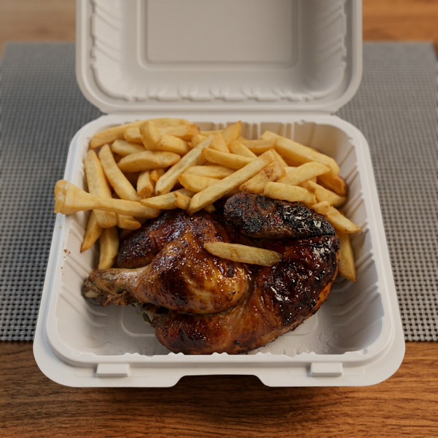 Medio Pollo a la Brasa.