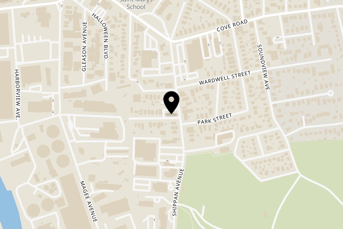 Map showing the location of Viva on 323 Shippan Ave in Stamford